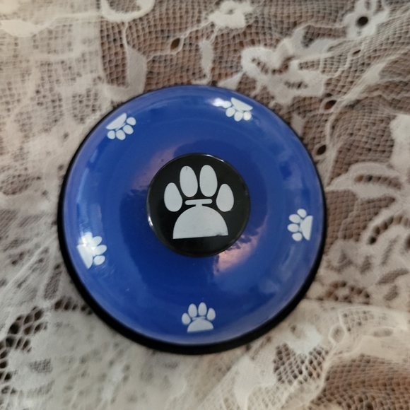 unknown Other - Blue Pet Training Bell with Paw Print Design